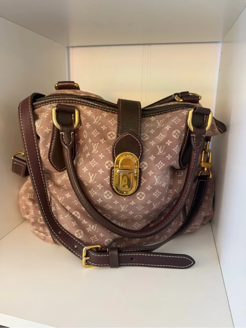 Louis Vuitton Idylle Romance PM Rose Monogram Mini Lin Crossbody Shoulder Bag - Picture 3 of 16